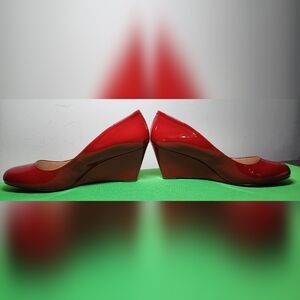 Red 🔥 Hot Jessica Simpson size 13 High Heels Wedge Pumps